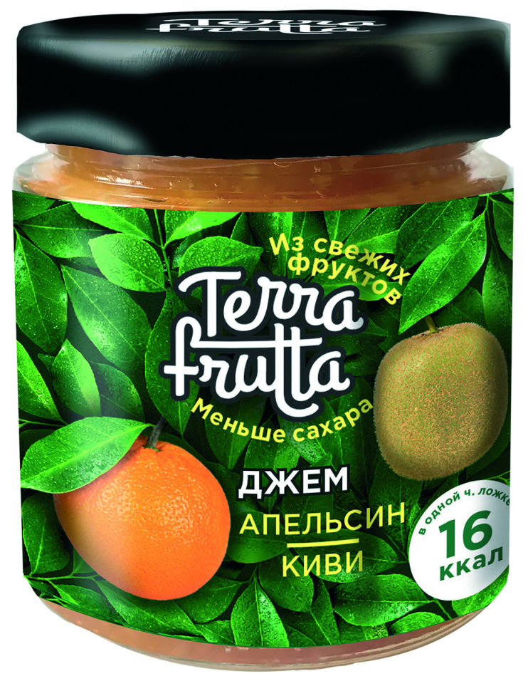 Джем Terra Frutta Апельсин киви 200г