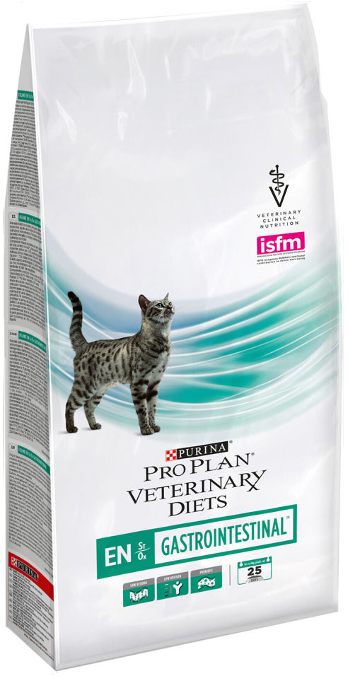 Сухой корм для кошек Pro Plan Veterinary Diets EN при патологии ЖКТ 1.5кг