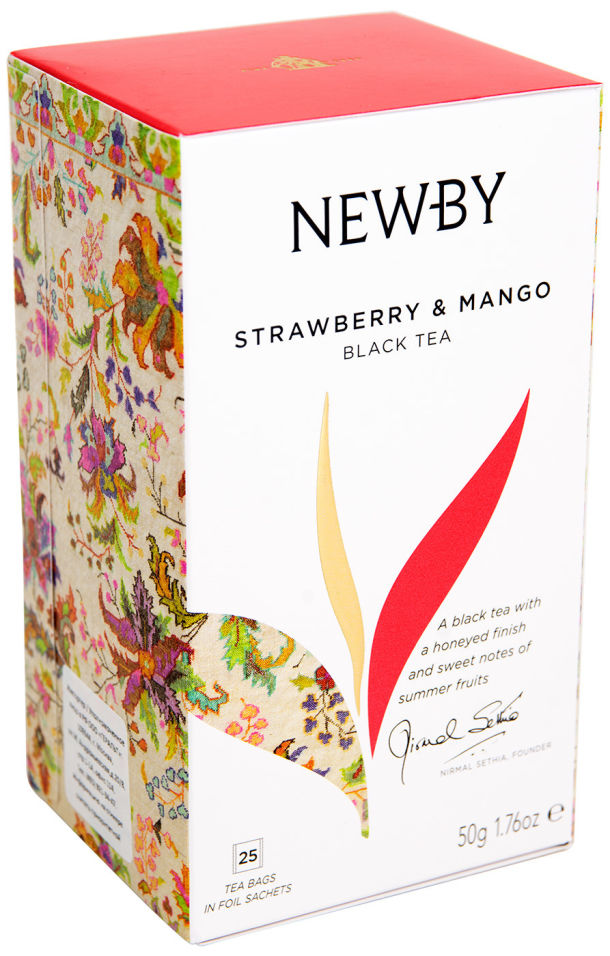 Чай Newby Клубника и манго 50г