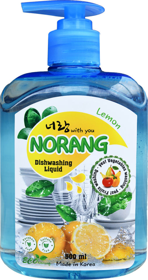 Жидкость для мытья посуды Norang Лимон 500мл