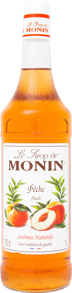 Сироп Monin Peach Syrup со вкусом и ароматом персика 1л