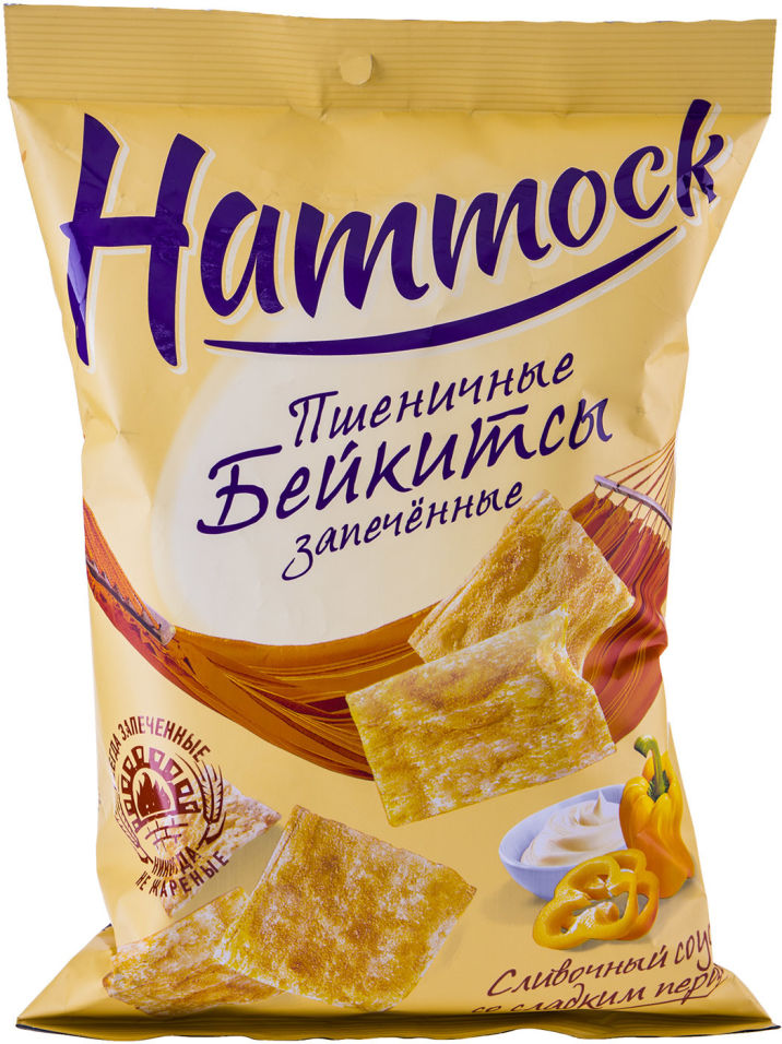 Бейкитсы Hammock пшеничные запеченные Сливочный соус со сладким перцем 140г