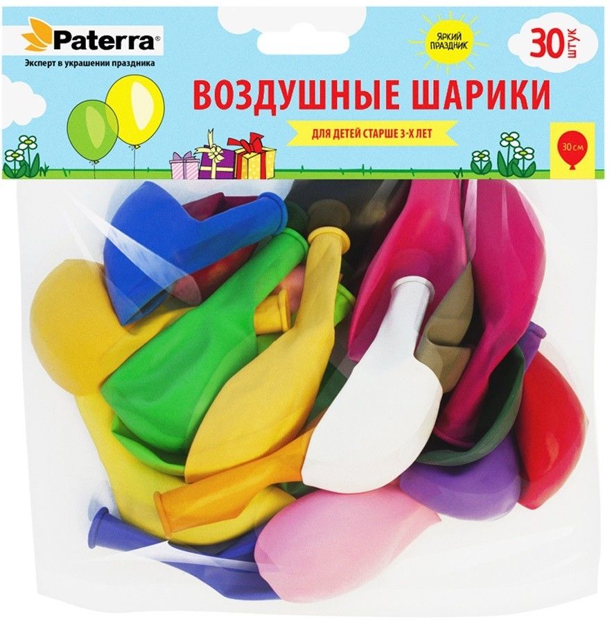 Воздушные шарики Paterra 30шт