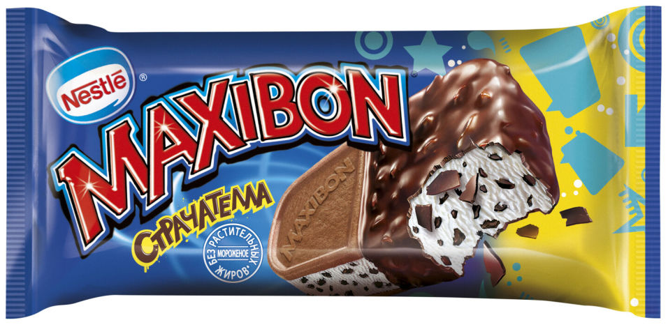 Мороженое Maxibon Страчателла 6% 93г