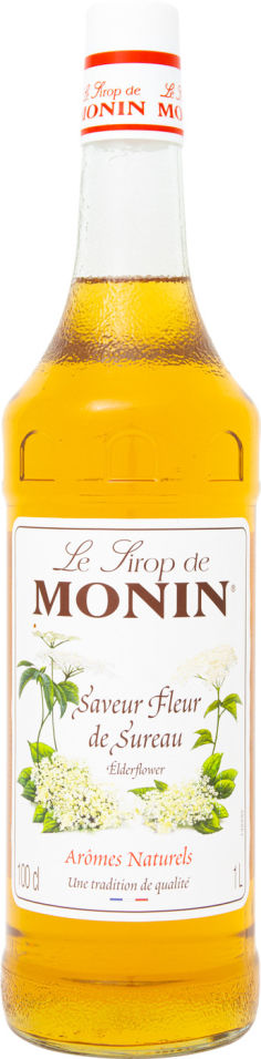 Сироп Monin Elder Flower Syrup со вкусом и ароматом черной бузины 1л
