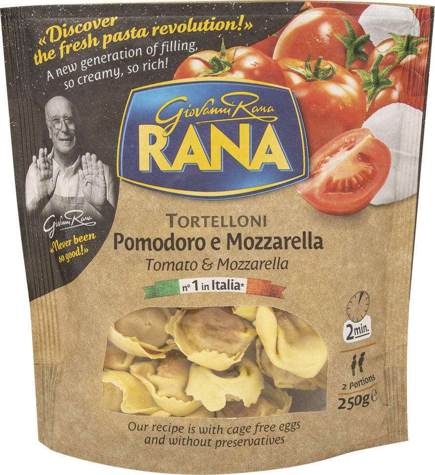 Тортеллоне Rana с томатом и моцареллой 250г
