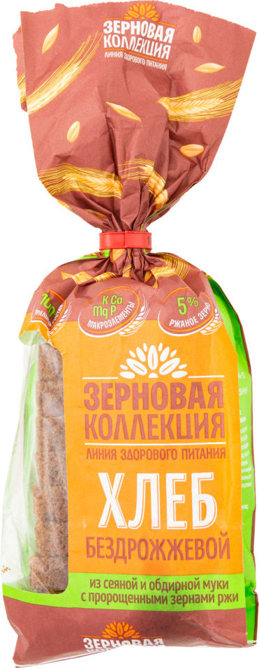 Хлеб Волжский пекарь Зерновая коллекция бездрожжевой 250г