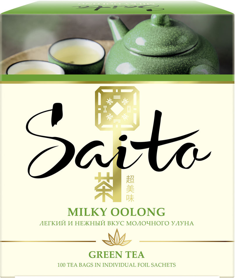 Чай зеленый Saito Milky Oolong 100*1.5г