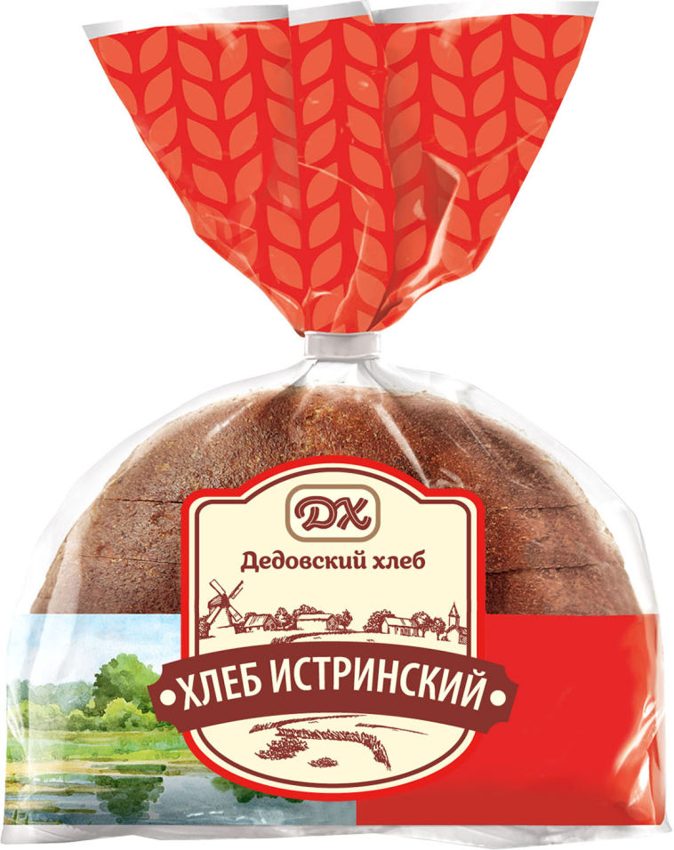 Хлеб Дедовский Хлеб Истринский Ржано-пшеничный бездрожжевой 300г
