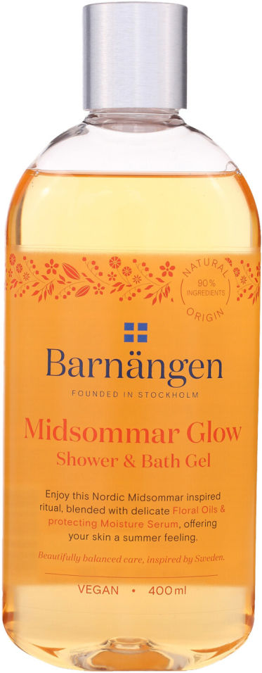 Гель для душа Barnangen Midsommar Glow с цветочными маслами 400мл
