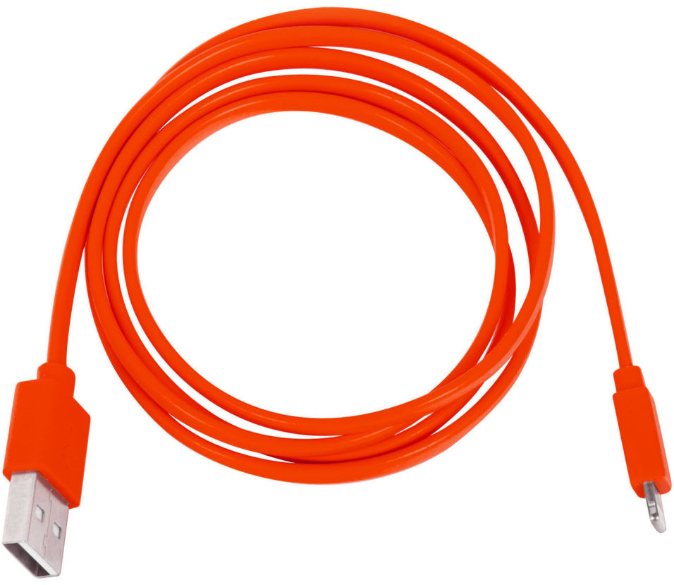 Кабель Rombica Digital MR-01 Lightning to USB красный 1м