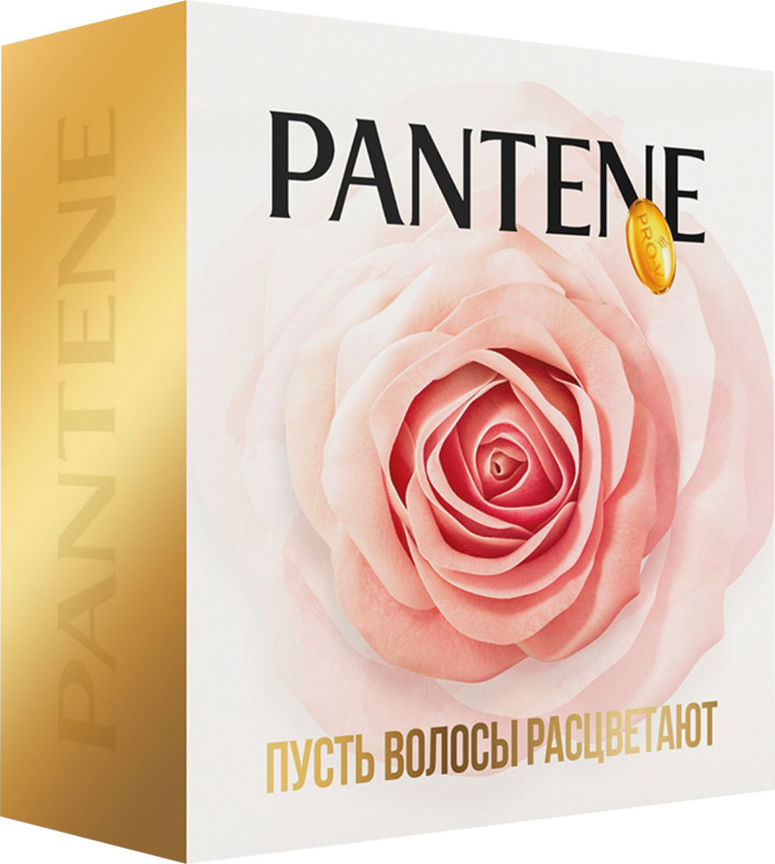 Подарочный набор Pantene Pro-V Шампунь Rose Miracles Объем от корней до кончиков 300мл и Маска для волос Длинные и густы
