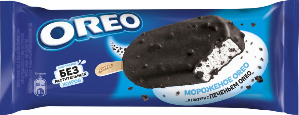 Мороженое Oreo Эскимо с печеньем 20% 56г