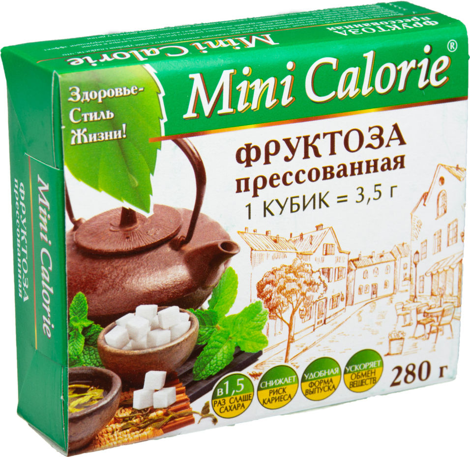 Фруктоза Mini Calorie прессованная в кубиках 280г