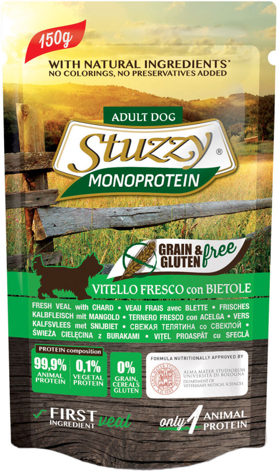 Корм для собак Stuzzy Monoprotein Свежая телятина со свеклой 150г