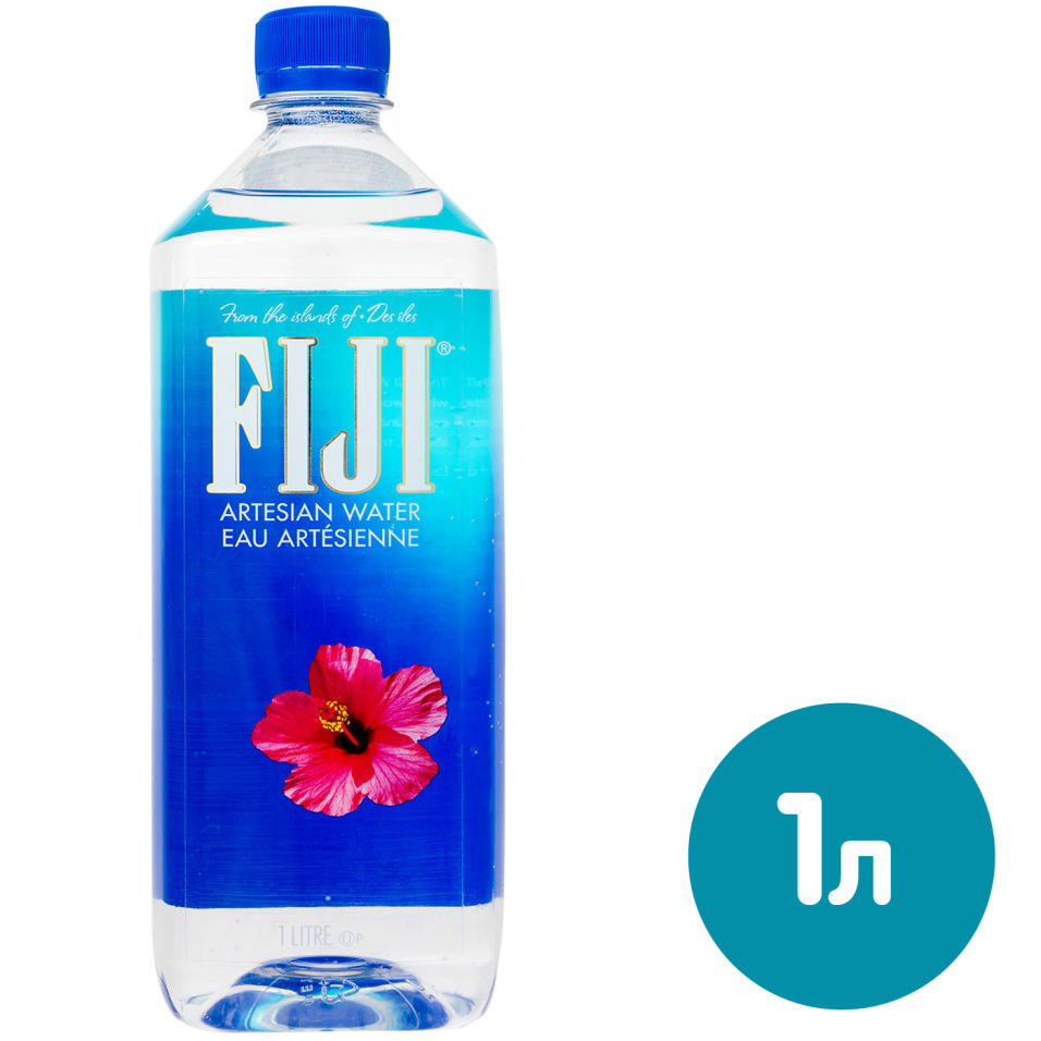 Вода Fiji минеральная негазированная 1л (упаковка 6 шт.)