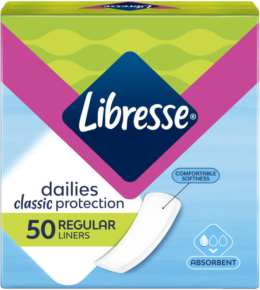 Прокладки Libresse Classic Regular ежедневные 50шт