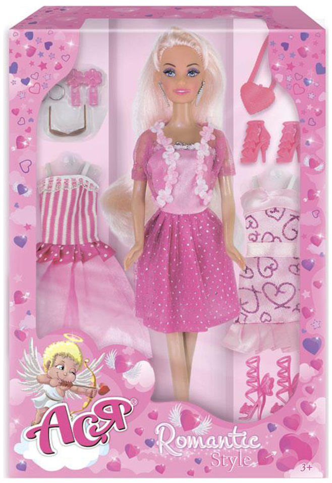 Игровой набор с куклой Toyslab Ася Романтический стиль