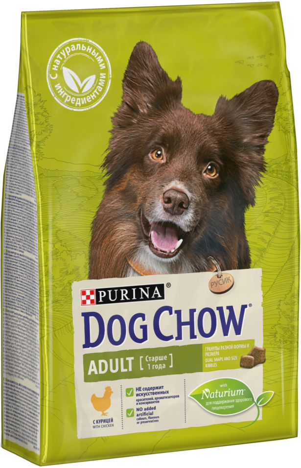 Сухой корм для собак Dog Chow Adult с курицей 2.5кг Сухой корм для собак Dog Chow Adult с курицей 2.5кг