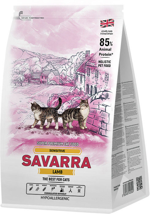 Отзывы о Сухом корме для кошек Savarra Sensitive Cat Ягненок рис 2кг Отзывы о Сухом корме для кошек Savarra Sensitive Cat Ягненок рис 2кг