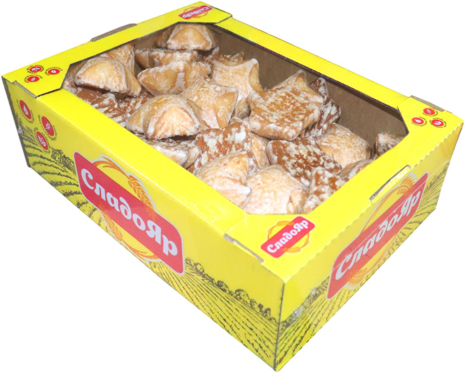 Пряники СладоЯр сырцовые со вкусом сгущенного молока 3.5кг