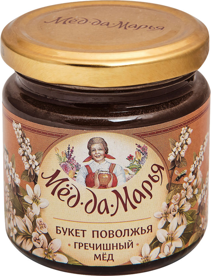 Мед Мед да Марья Букет поволжья гречишный 240г