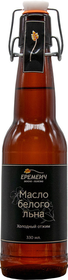 Масло Еремеич Из белого льна 330мл