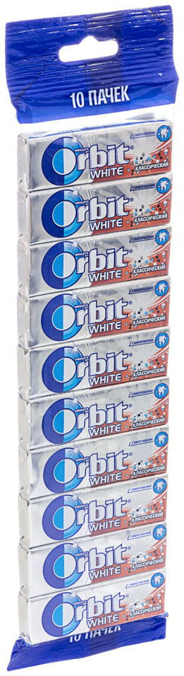 Жевательная резинка Orbit White Классический 10шт136г 170₽