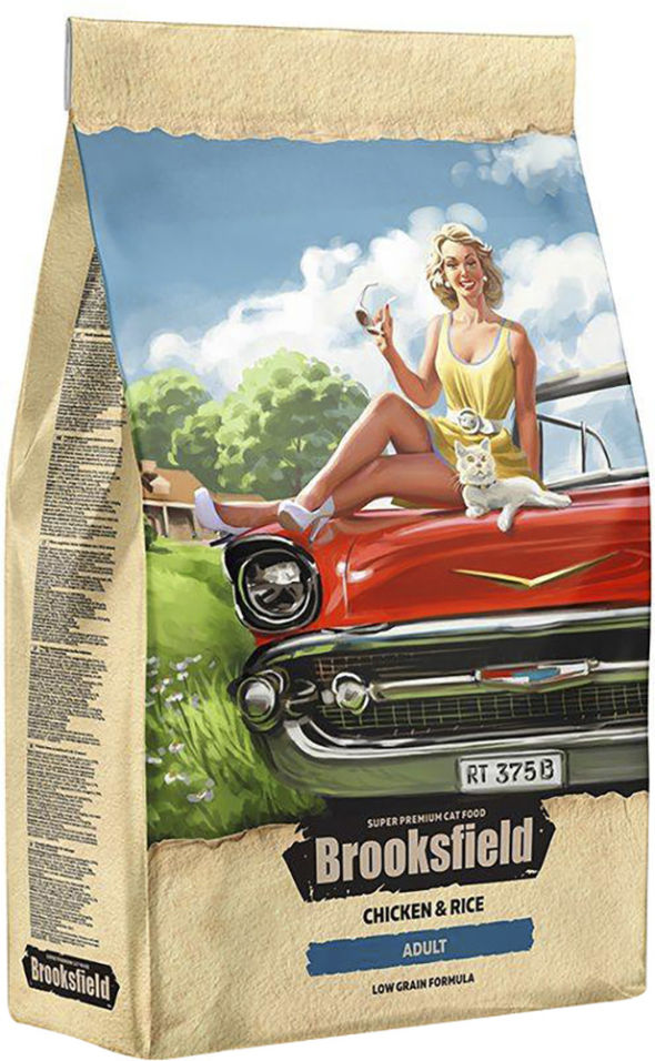 Сухой корм для кошек Brooksfield Adult Cat Chicken с курицей и рисом 400г Сухой корм для кошек Brooksfield Adult Cat Chicken с курицей и рисом 400г