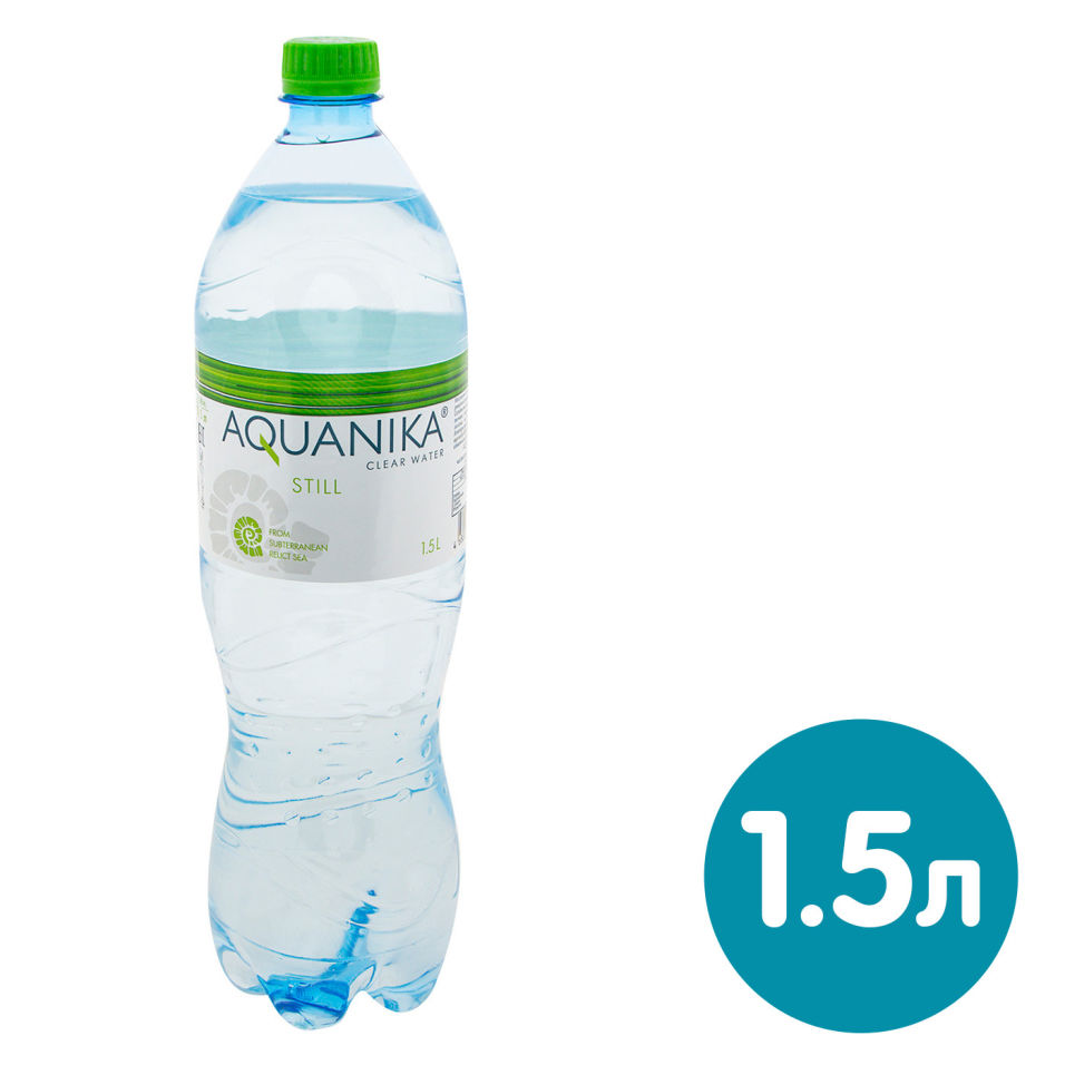 Вода Aquanika питьевая негазированная 1.5л
