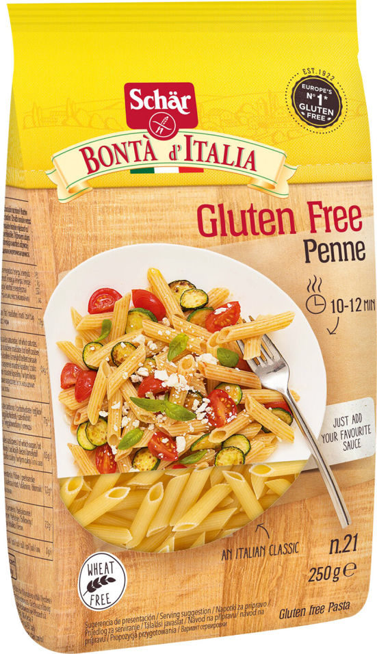 Макароны Schar Penne без глютена 250г