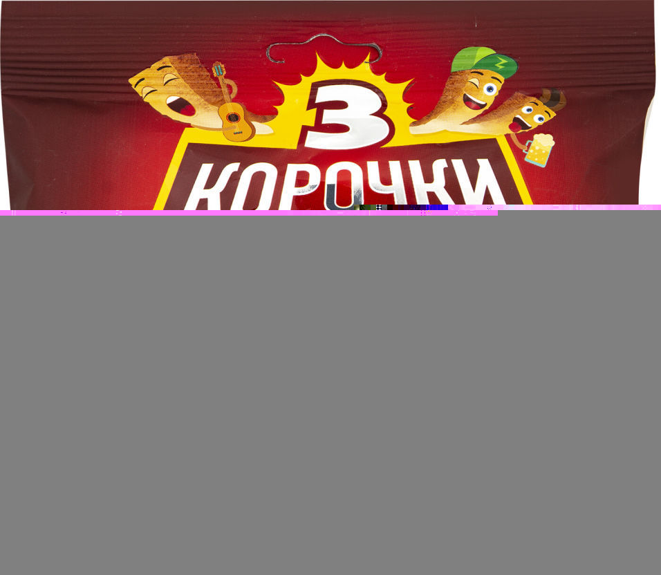 Сухарики Три Корочки Семга и сыр 60г с соусом тартар 25мл