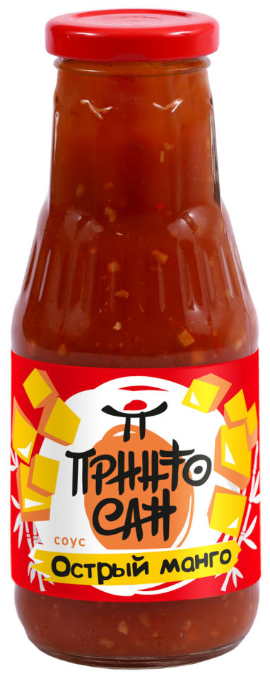 Соус Принто-сан Острый манго 330г