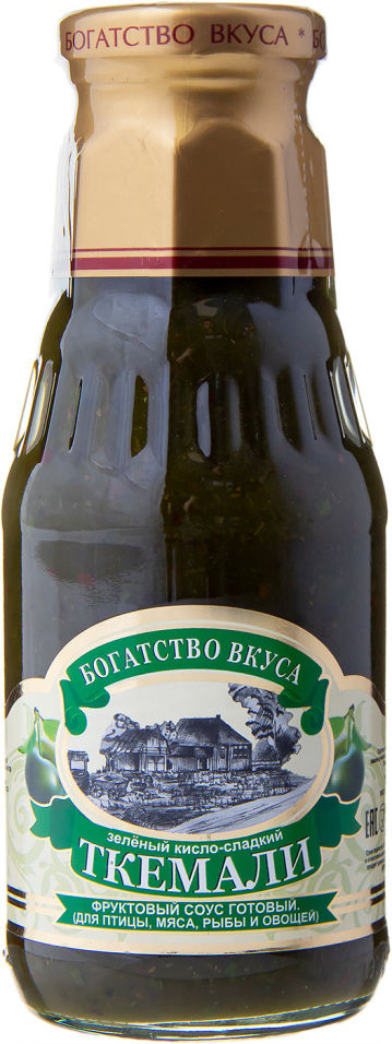 Соус Богатство Вкуса Ткемали зеленый кисло-сладкий 310г