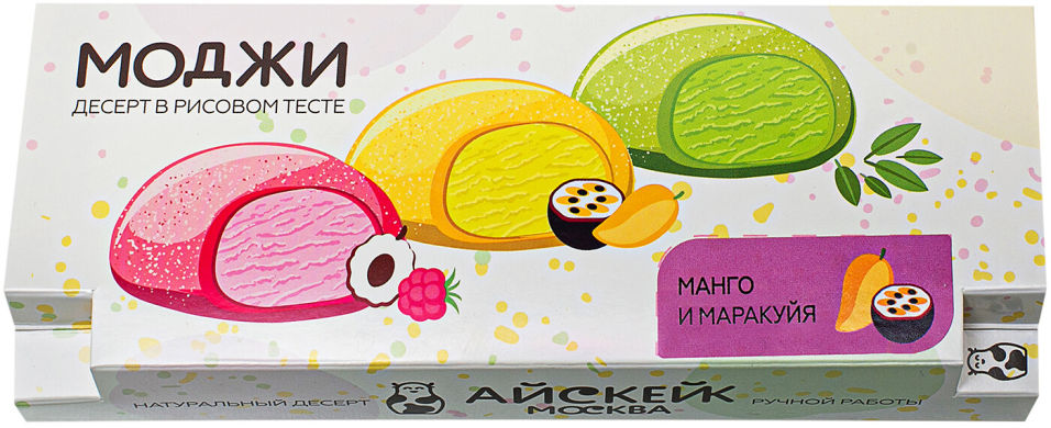 Десерт Айскейк Москва Моджи Манго и маракуйя 80г