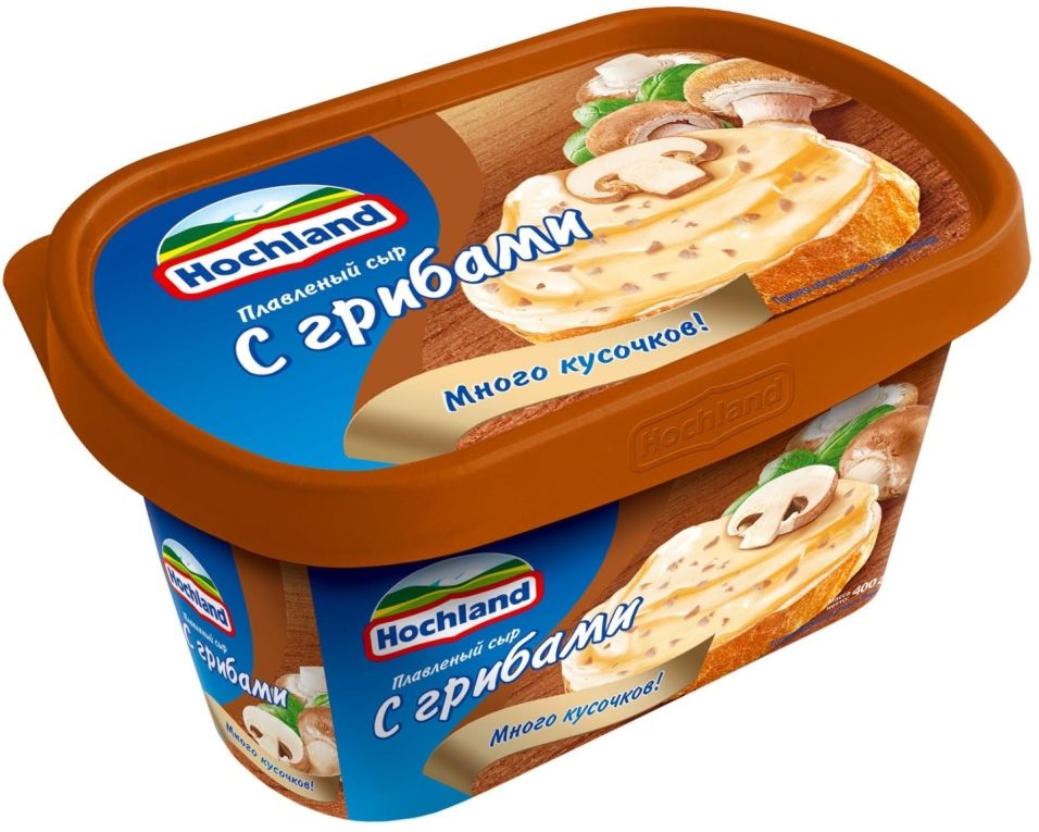 Отзывы о Сыре плавленом Hochland с грибами 55% 400г Отзывы о Сыре плавленом Hochland с грибами 55% 400г