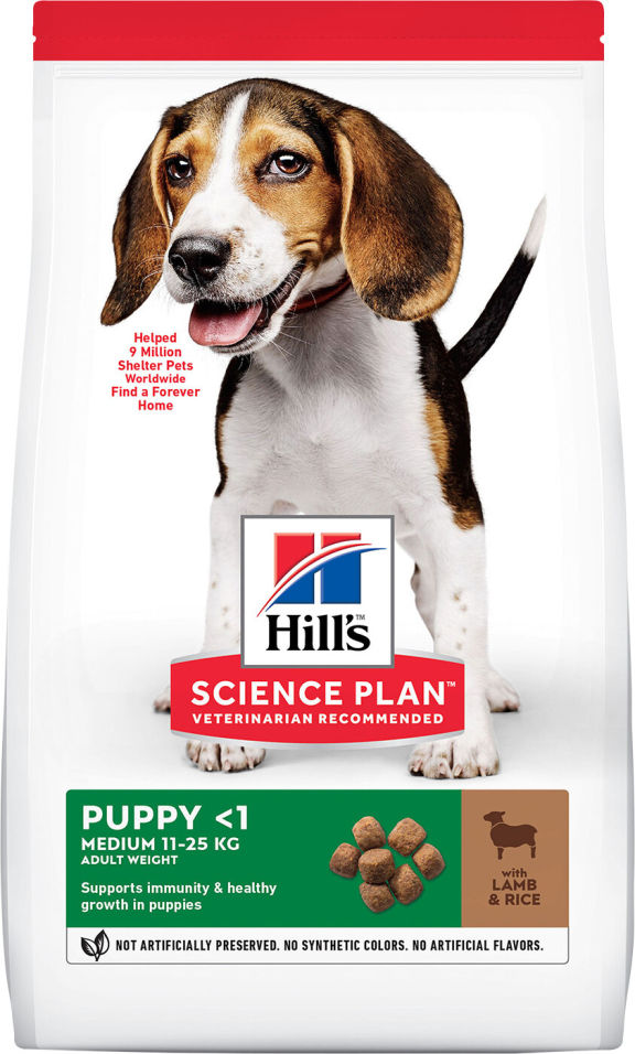 Сухой корм для щенков Hills Science Plan для здоровья кожи и шерсти ягненок с рисом 2.5кг Сухой корм для щенков Hills Science Plan для здоровья кожи и шерсти ягненок с рисом 2.5кг