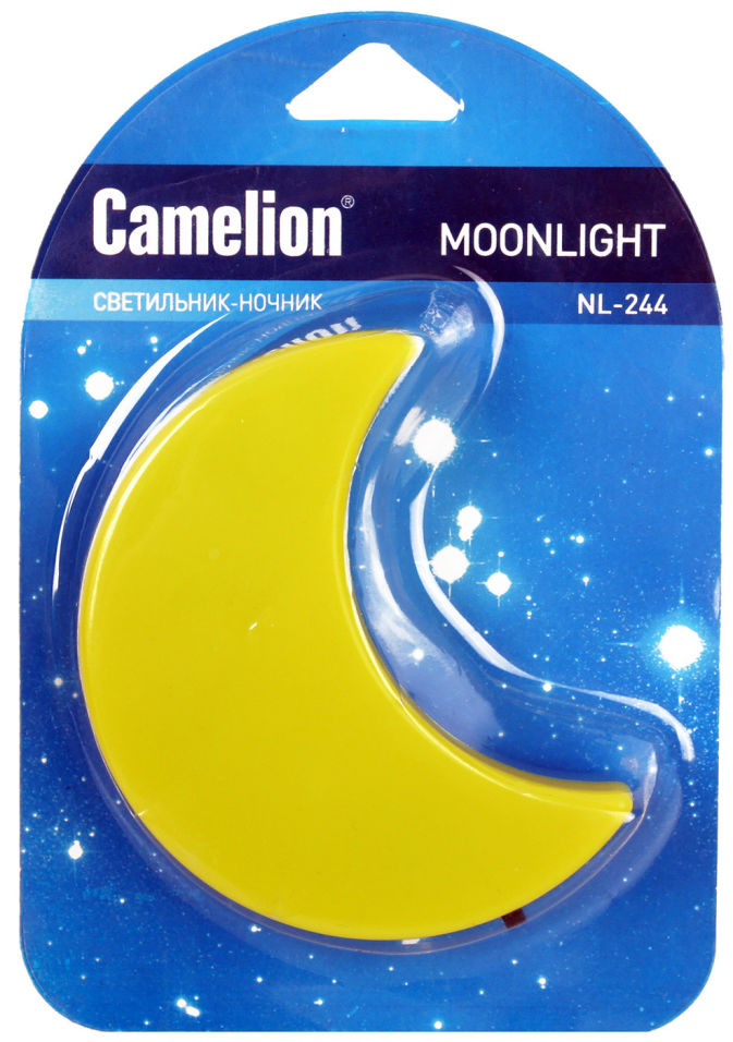 Ночник Camelion NL-244 Меясц LED 220В с выключателем