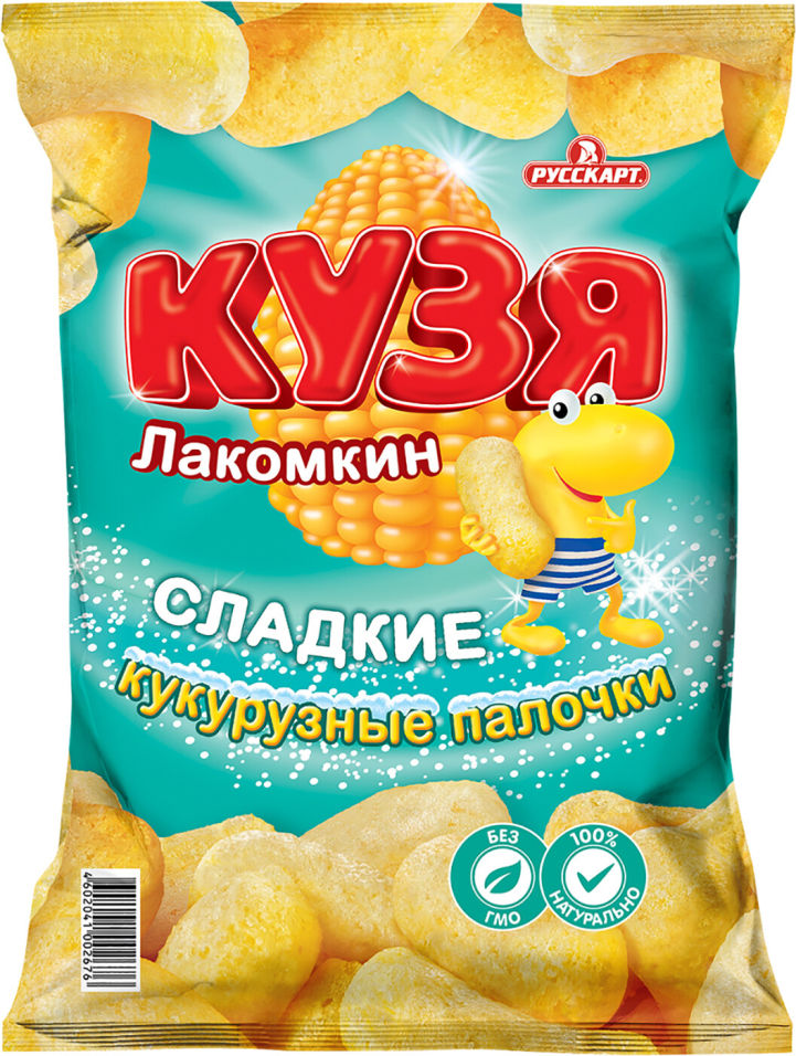 Купить Палочки кукурузные Кузя Лакомкин Сладкие 140г с доставкой на дом ...