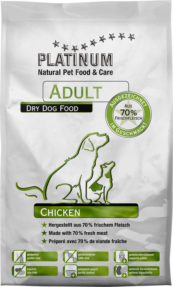 Сухой корм для собак Platinum Adult Курица 1.5кг Сухой корм для собак Platinum Adult Курица 1.5кг