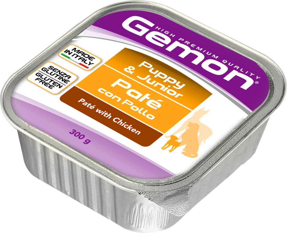 Корм для щенков Gemon Dog паштет курица 300г (упаковка 6 шт.)