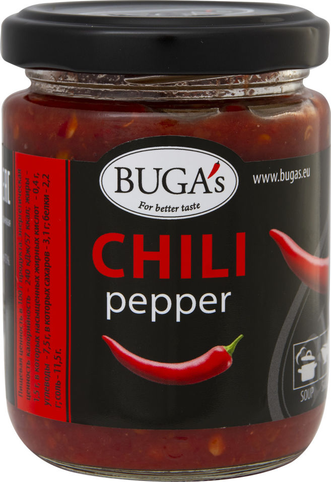 Соус Bugas из чили перца 160г