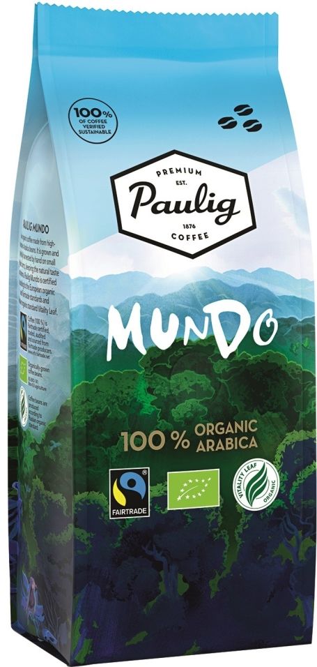 Кофе в зернах Paulig Mundo 250г