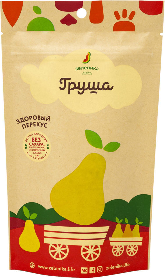 Груша Зеленика здоровый фруктовый перекус 20г