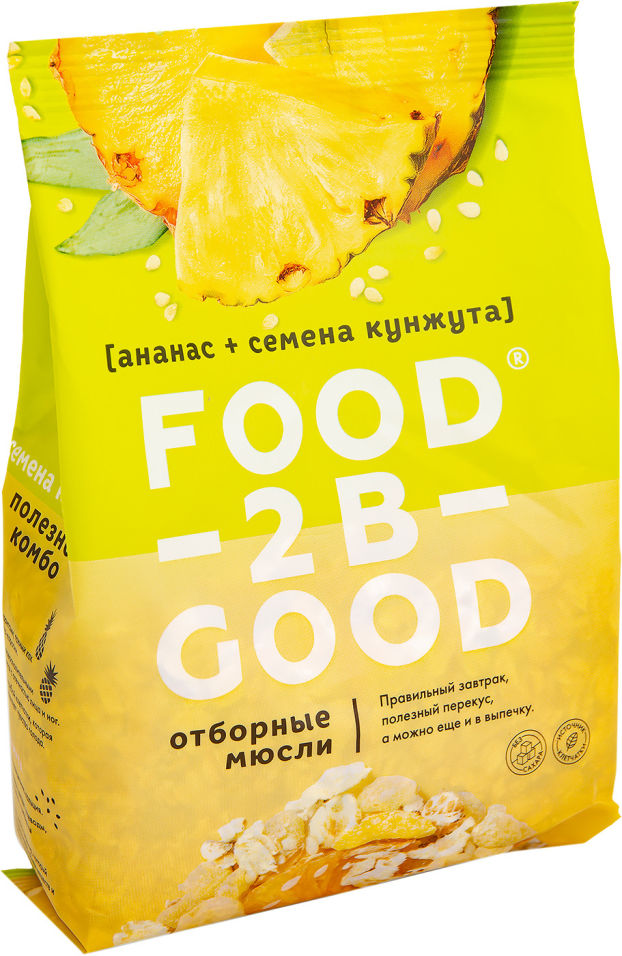 Мюсли Food to be Good Ананас-семена кунжута 300г