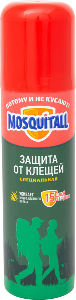 Аэрозоль Mosquitall Защита от клещей 150мл 366₽