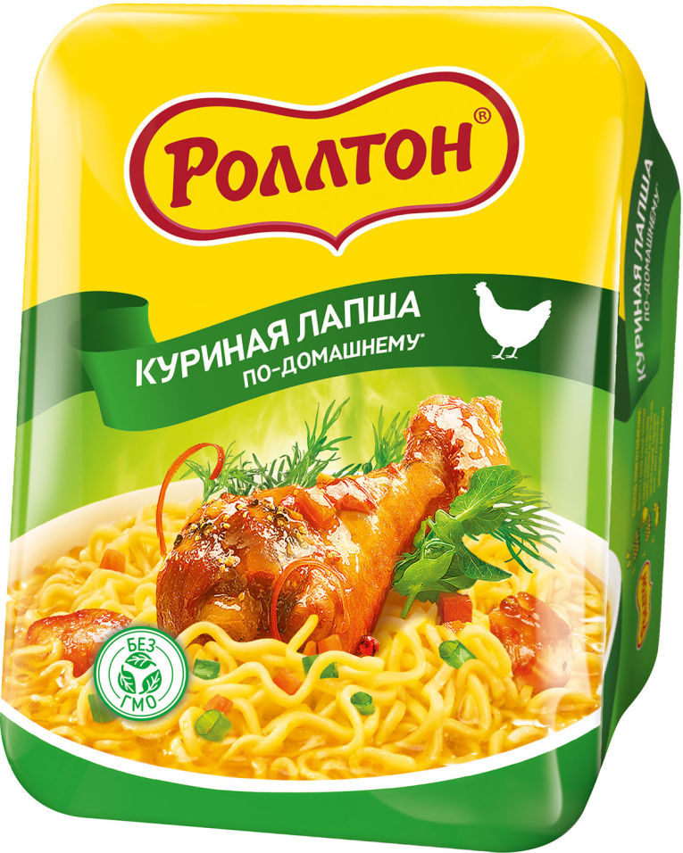 Лапша Роллтон Куриная по-домашнему 90г