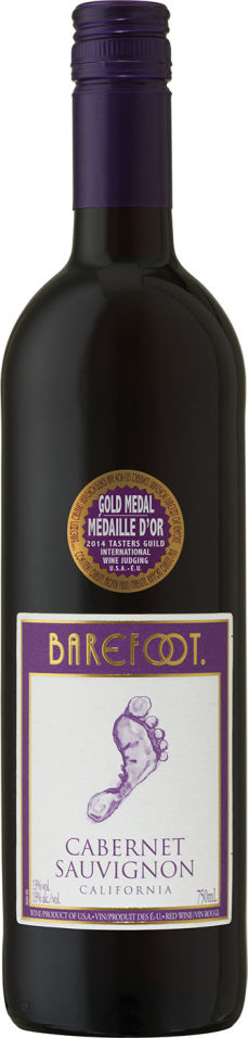 Отзывы о Вине Barefoot Cabernet Sauvignon красном полусухом 13.5% 0.75л Отзывы о Вине Barefoot Cabernet Sauvignon красном полусухом 13.5% 0.75л
