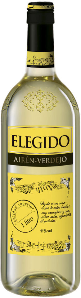 Отзывы о Вине Elegido Airen-Verdejo белом сухом 11% 1л