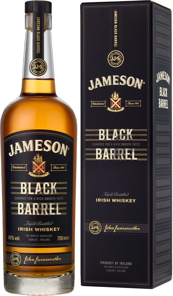 Отзывы о Виски Jameson Black Barrel 40% 0.7л